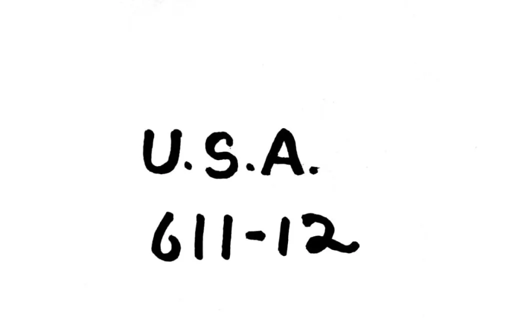 Roseville Company Mark USA 1954-56
