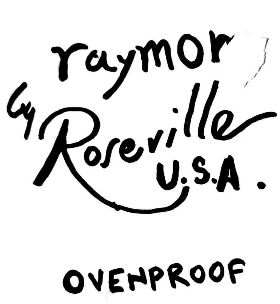 Roseville Raymor Mark Overproof 1953-54