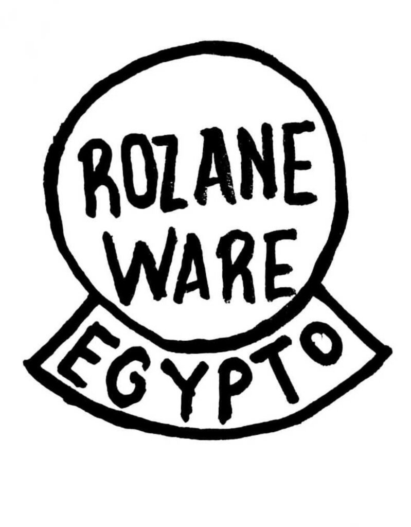 Roseville Rozane Egypto Wafer Mark 1905-06