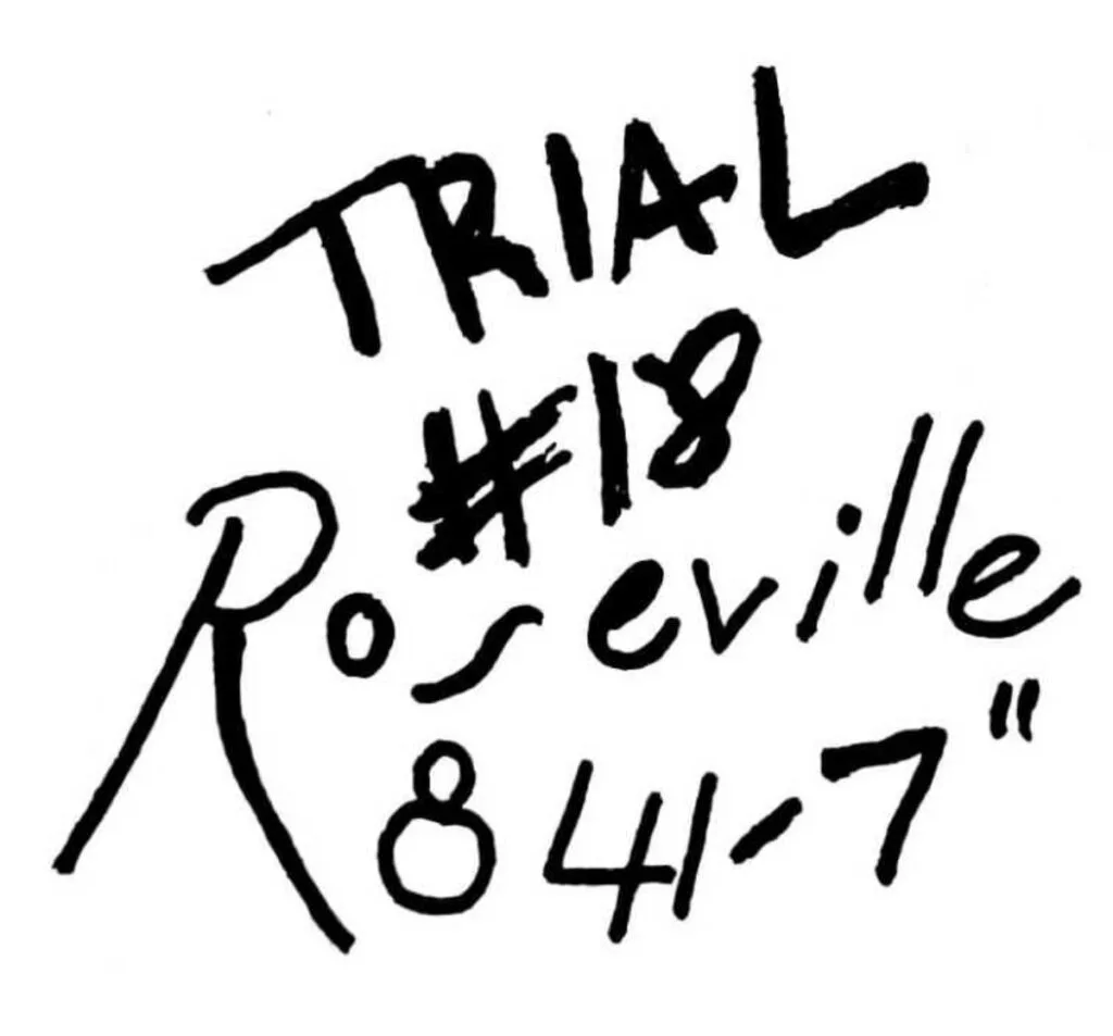 Roseville Trial Pottery Product Mark
