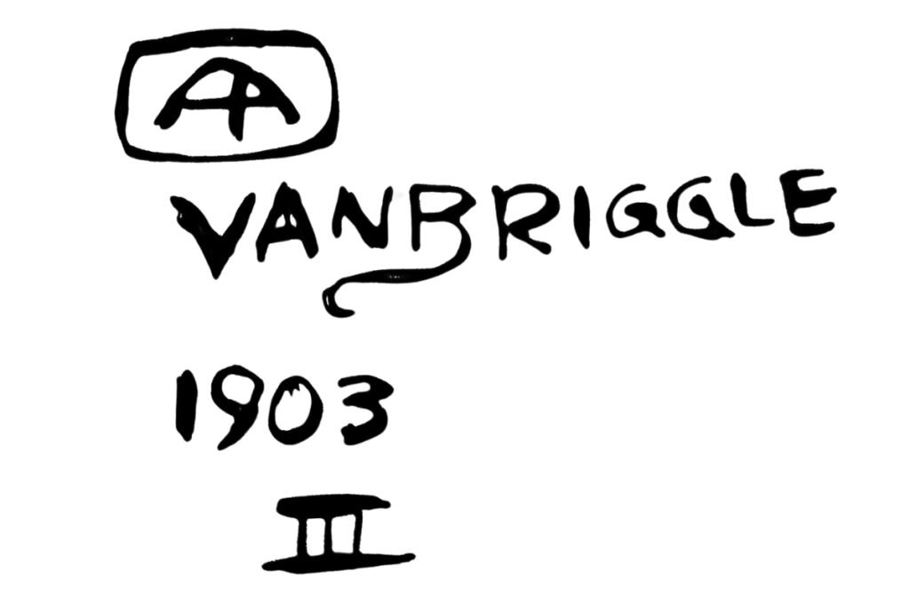 1903 - 1904 Van Briggle Pottery Mark