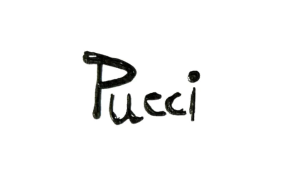 Capodimonte Artist Pucci Mark