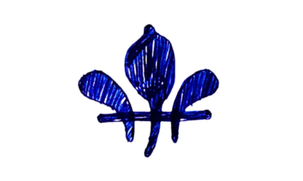 Fleur-De-Lis Symbol on 1743 - 1759 Capodimonte Porcelain