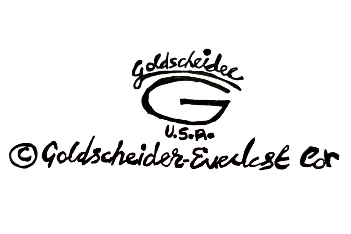 Goldscheider Porcelain Trademark in 1940