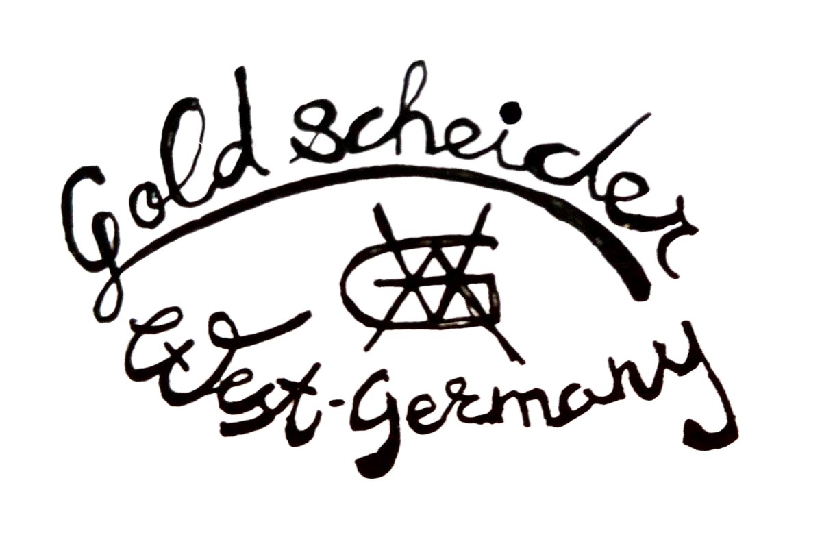 Goldscheider Porcelain West Germany Mark