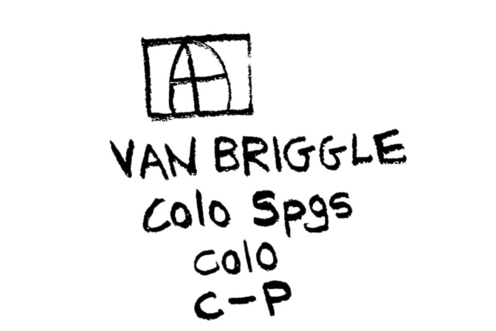 Post 1968 Van Briggle Pottery Mark