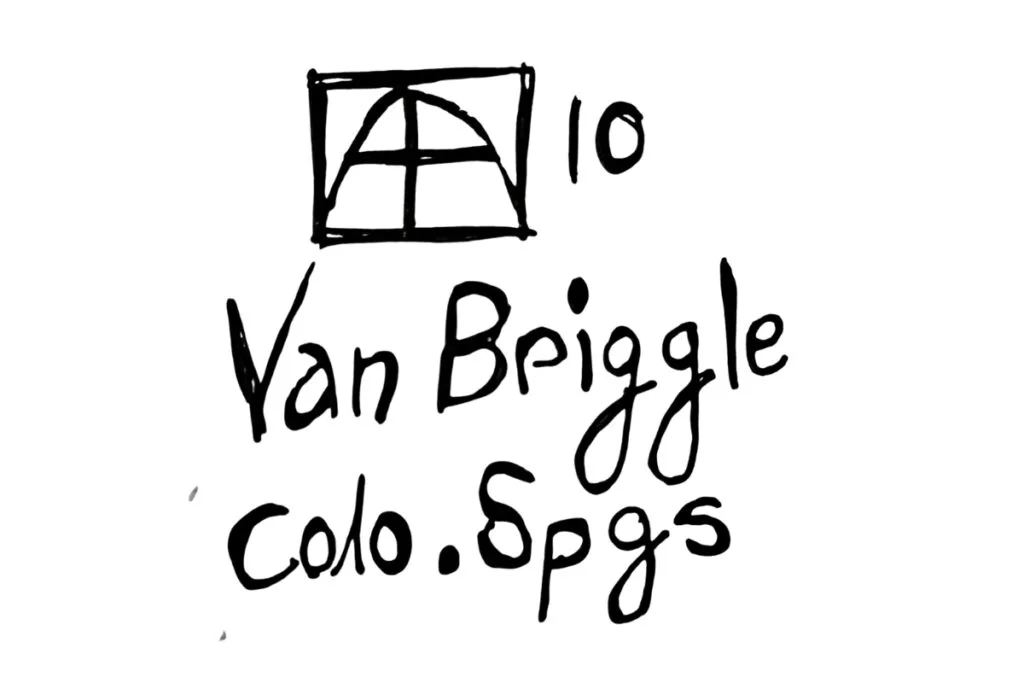 Van Briggle Pottery Colo. Spgs Mark 1930 - 1960