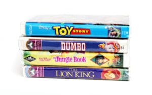 Vintage Disney VHS Tapes