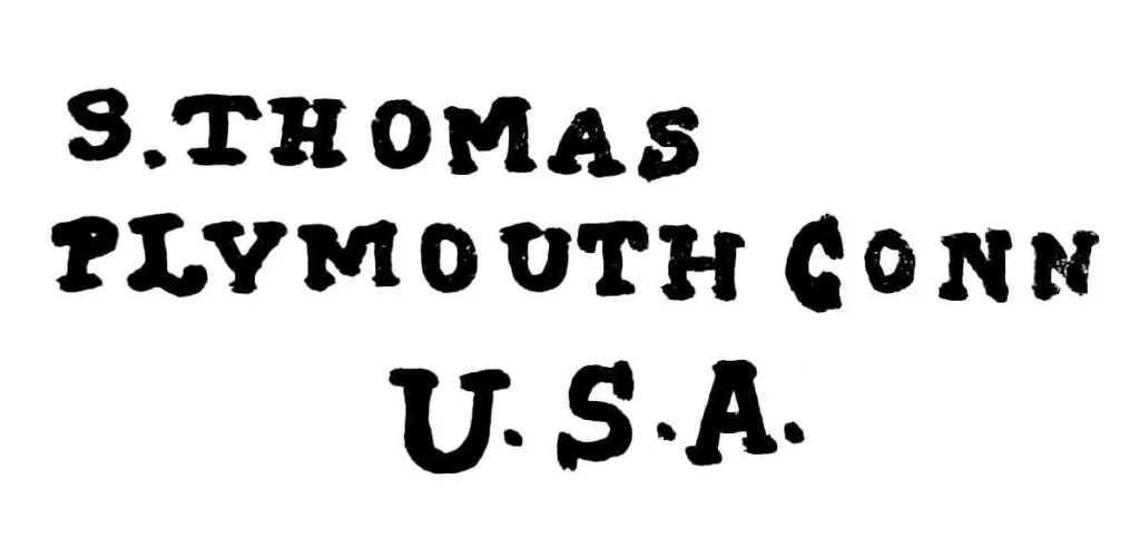 Seth Thomas Clock Movement Mark