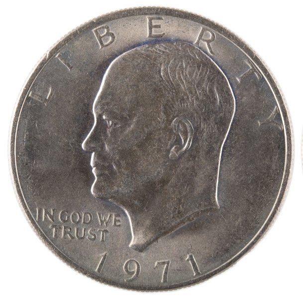 1971 Eisenhower Dollar Obverse