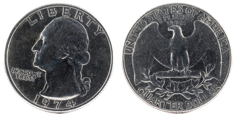 1974 Washington Quarter Coin
