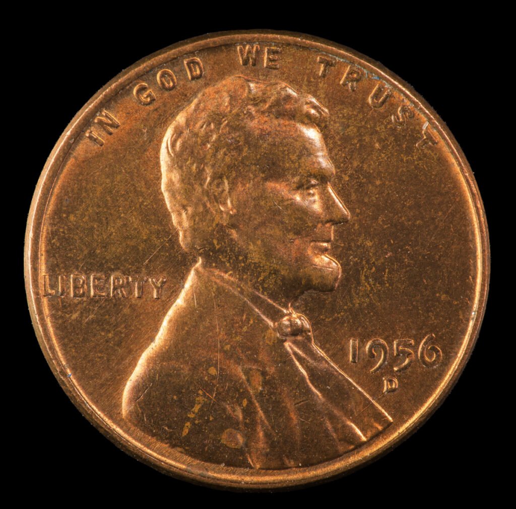 1956 Lincoln Wheat Penny Obverse