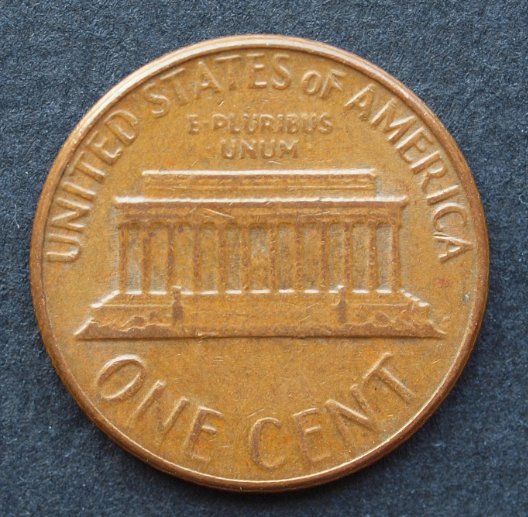 1968 Lincoln Penny Reverse