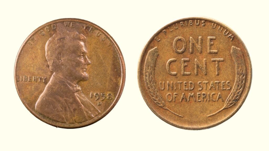 1958 Lincoln Wheat Penny (Errors, D & No Mint Mark Value)