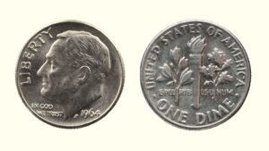 1964 Roosevelt Dime