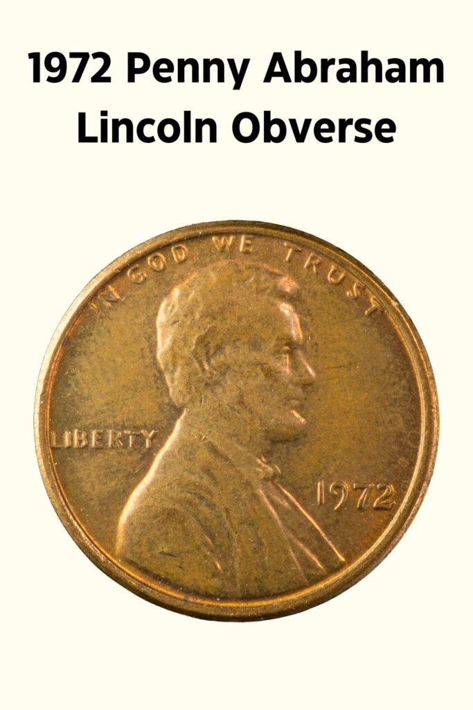 1972 Lincoln Memorial Penny Obverse