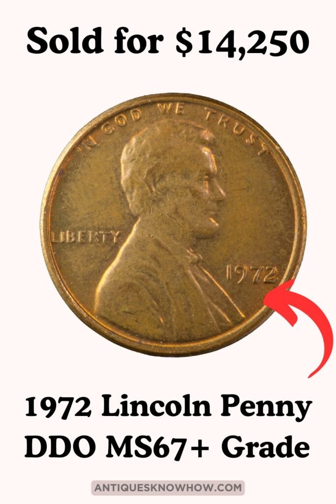 1972 Lincoln Penny DDO Error