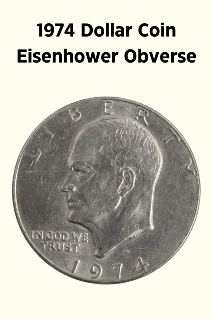 1974 Eisenhower Dollar Obverse