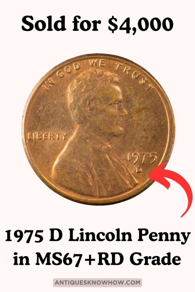 1975 D Lincoln Memorial Penny