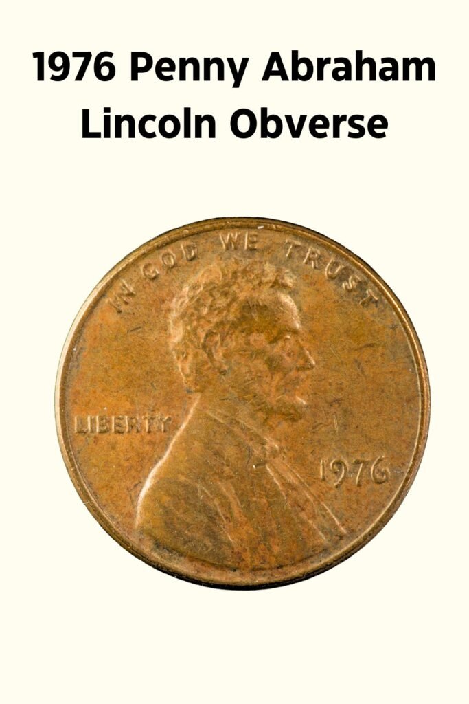 1976 Lincoln Memorial Penny Obverse