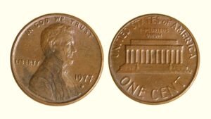 1977 Lincoln Memorial Penny