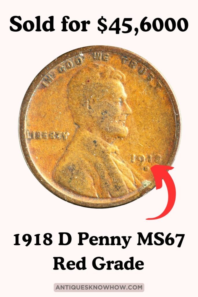 1918 D Lincoln Penny