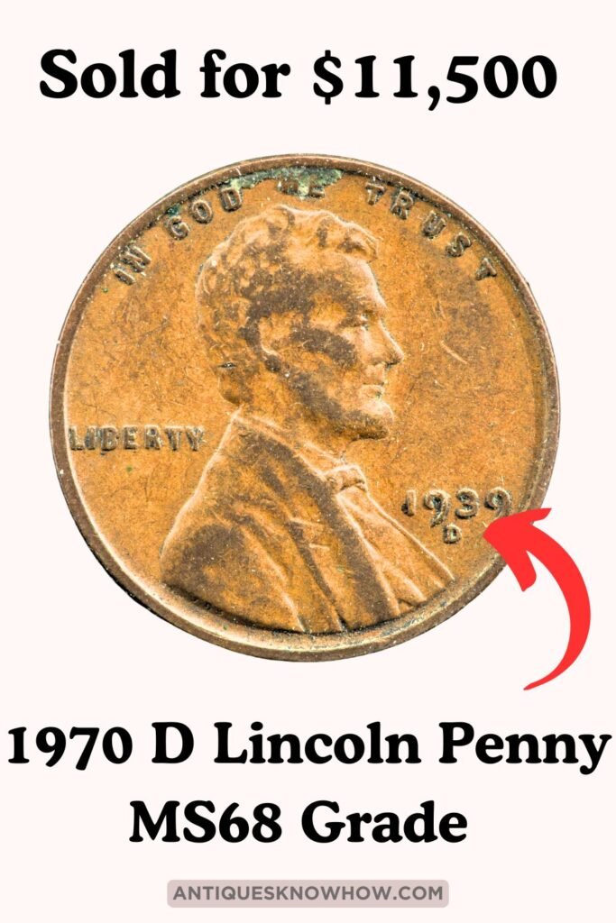 1939 D Lincoln Wheat Penny