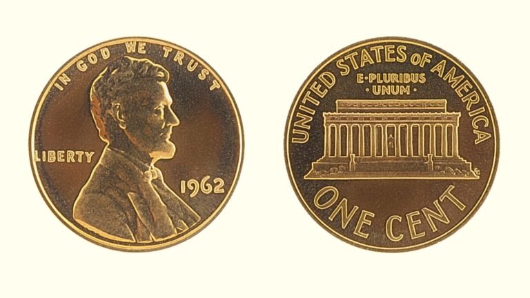 1962 Lincoln Memorial Penny