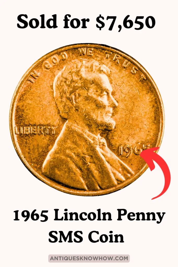 1965 Lincoln Memorial SMS Penny Value