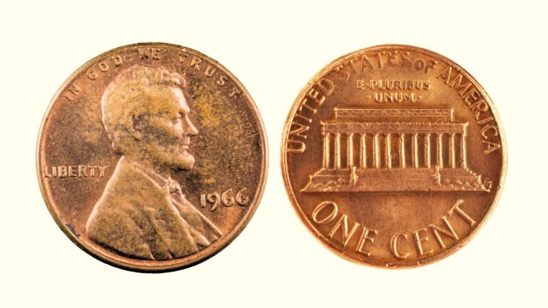 1966 Lincoln Memorial Penny