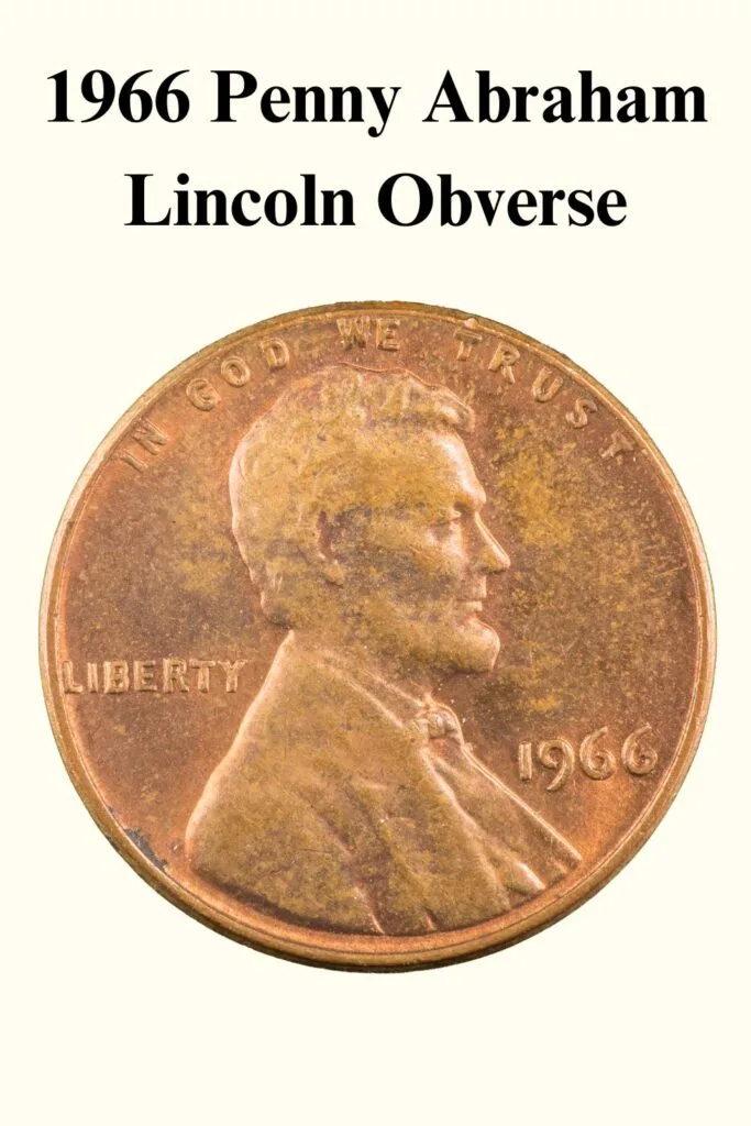 1966 Lincoln Memorial Penny Obverse