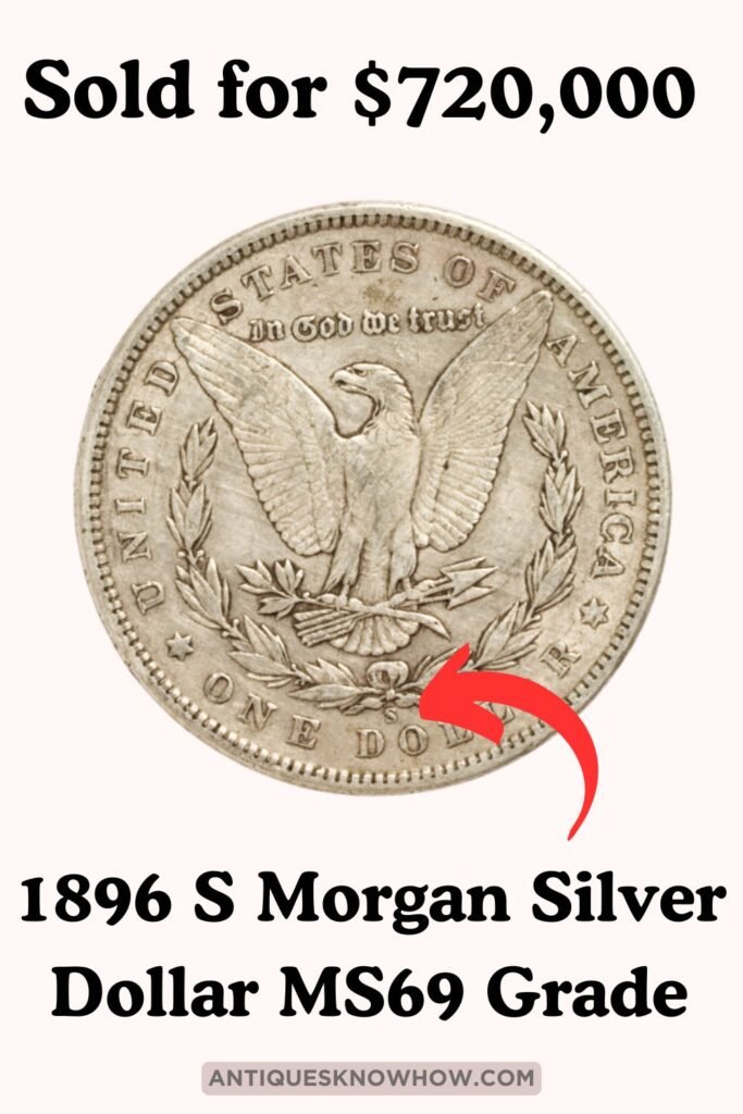 1896 S Silver Dollar