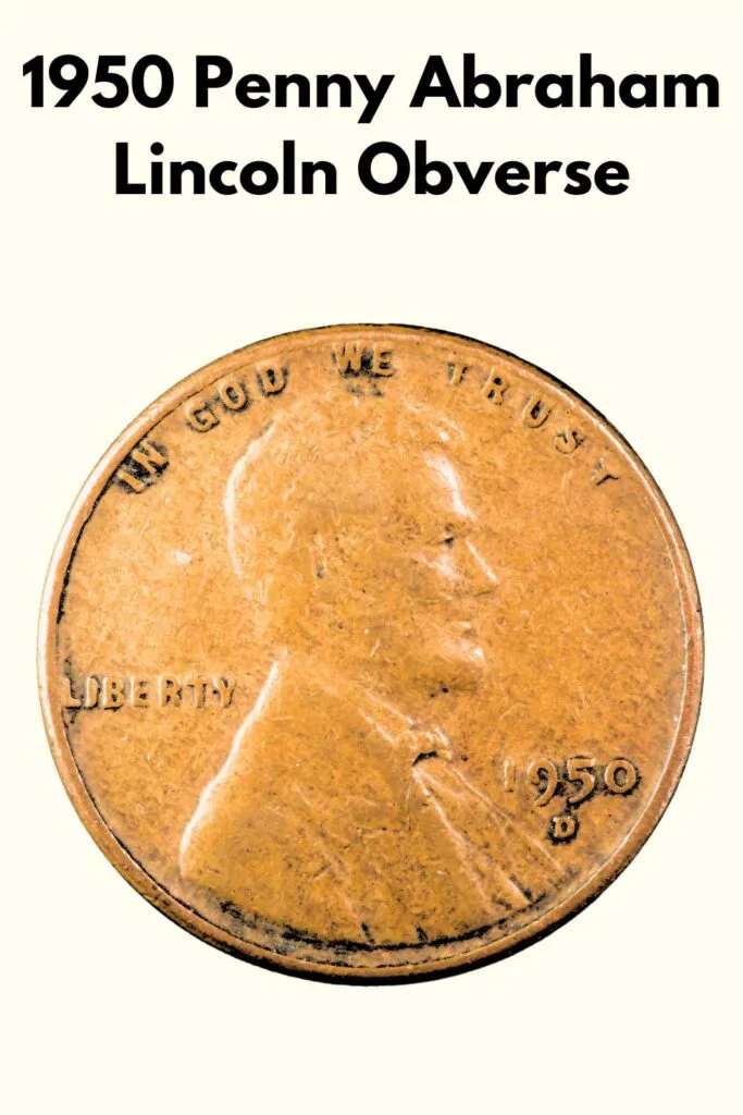 1950 Lincoln Wheat Penny Obverse