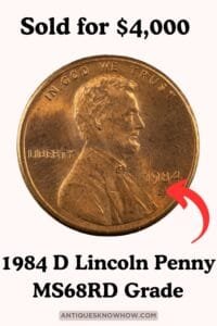 1984 Lincoln Penny Value (S, D, No Mint Mark, DDR & Errors)