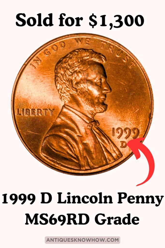 1999 D Lincoln Penny Value