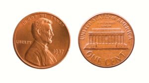 1987 Lincoln Memorial Penny