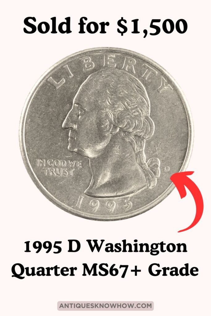 1995 D Washington Quarter