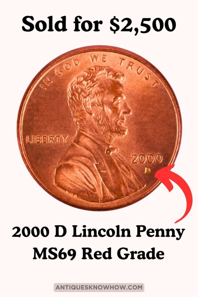 2000 D Lincoln Penny