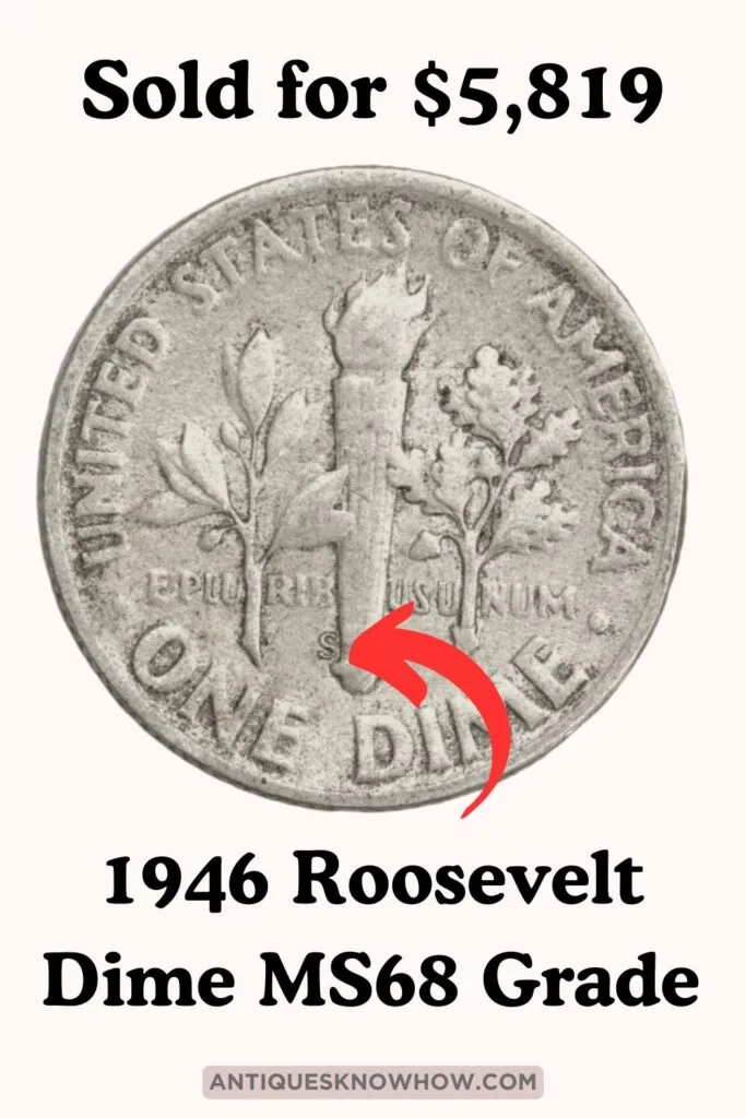 1946 S Roosevelt Dime