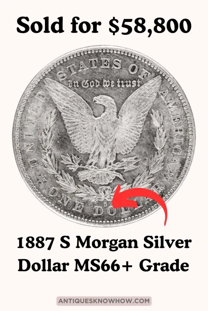 1887 S Morgan Dollar