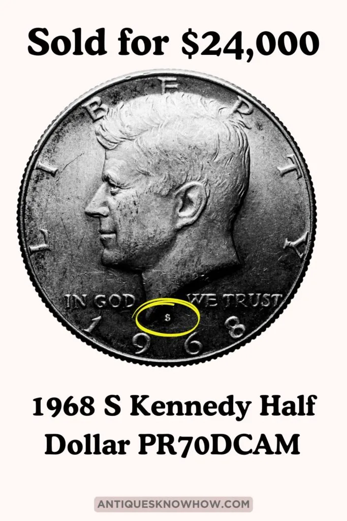1968 S Kennedy Half Dollar