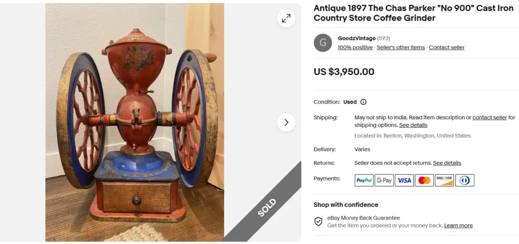 Antique Coffee Grinder
