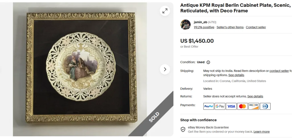 KPM Porcelain Plate