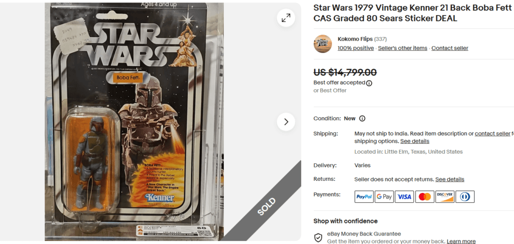 Star Wars Boba Fett. Toy