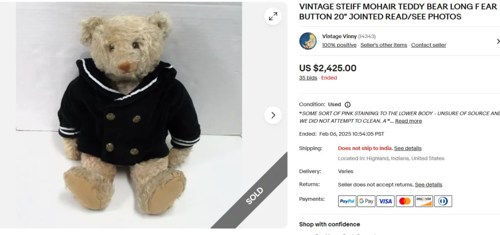Steiff Teddy Bear
