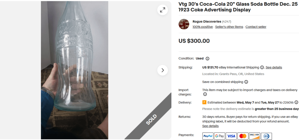 Vintage Coca-Cola Bottle