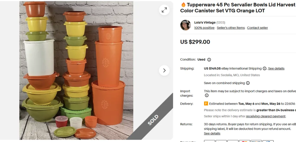 Vintage Tupperware