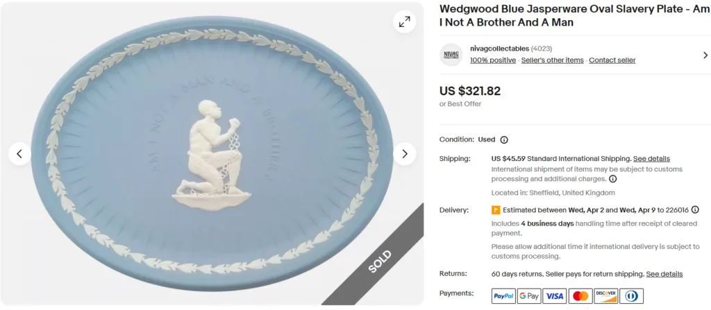 Wedgwood Blue Jasperware Plate