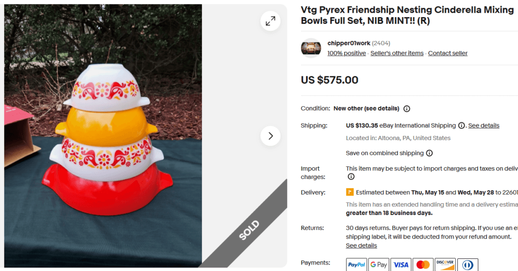 Friendship Cinderella Bowls