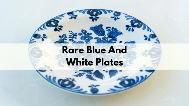 Rare Blue and White Plates